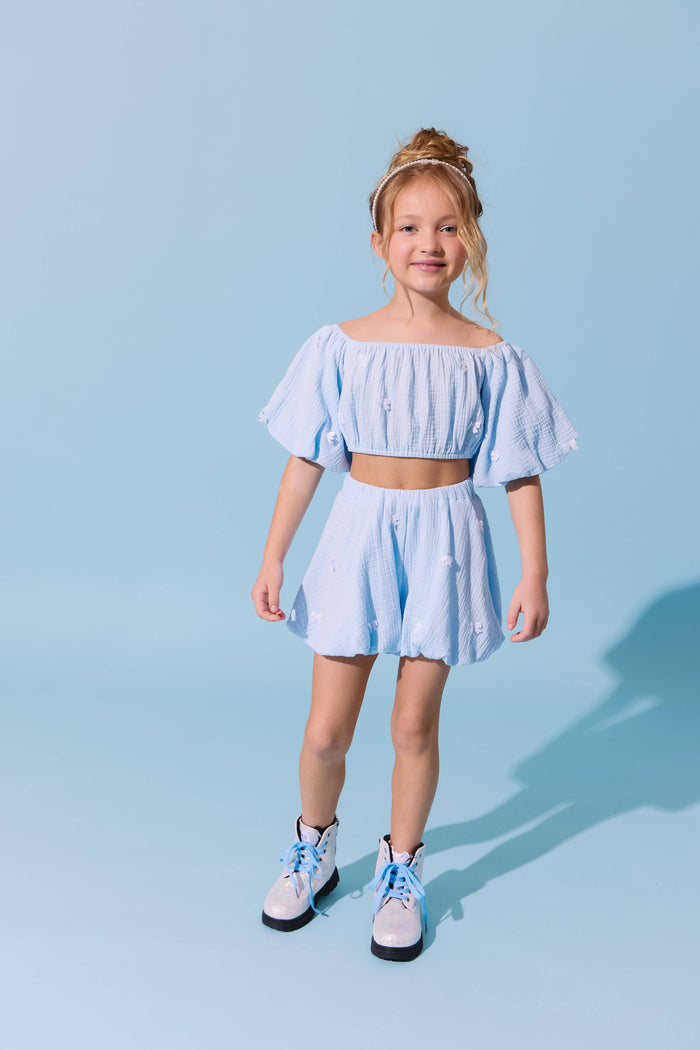 Lola + The Boys Pastel Hailey Bow Bubble Set