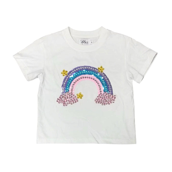 Lola + The Boys Pastel Rainbow Gems T-shirt