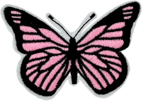 exclude-patch patch Black-Pink Butterfly
