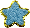 exclude-patch patch Blue Fluffy Star