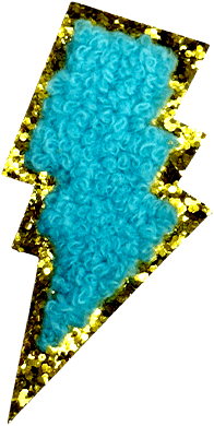 exclude-patch patch Blue Fuzzy Flash