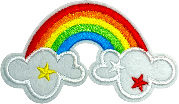 exclude-patch patch Cloud Rainbow Stars