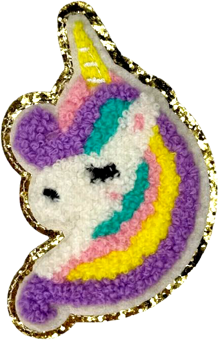 exclude-patch patch Colorful Unicorn Face