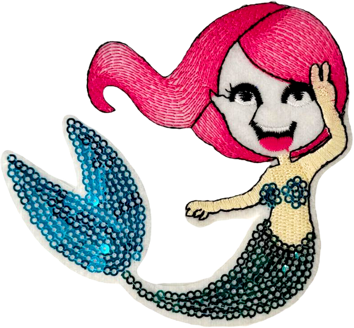 exclude-patch patch Happy Mermaid