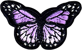 exclude-patch patch Lavender Butterfly