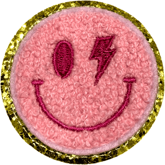 exclude-patch patch Lightning Eye Smiley Patch