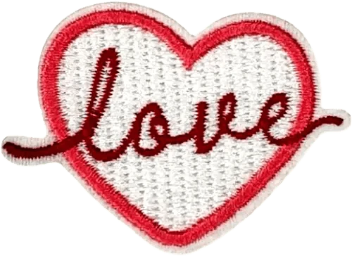 exclude-patch patch Love Cursive