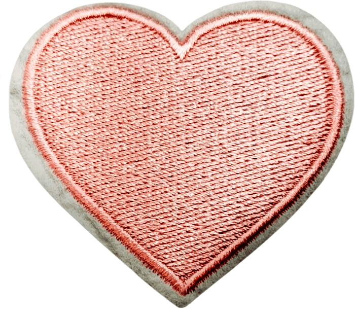 exclude-patch patch Minimal Pink Heart