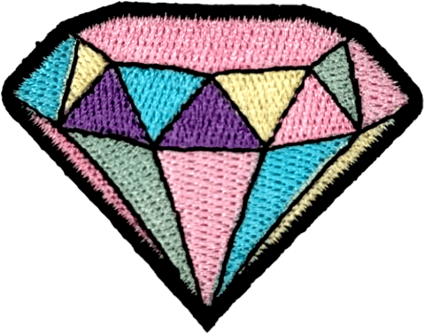 exclude-patch patch Multicolor Diamond