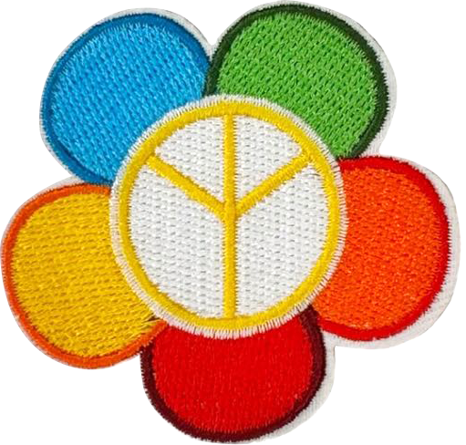 exclude-patch patch Multicolor Flower