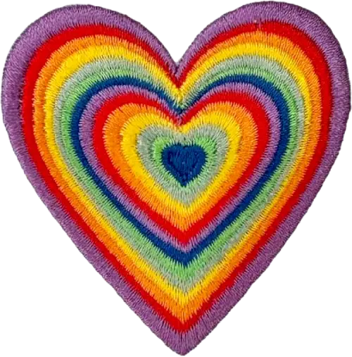 exclude-patch patch Multicolor Heart