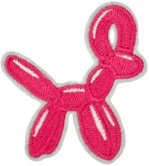 exclude-patch patch Pink Dog Balloon