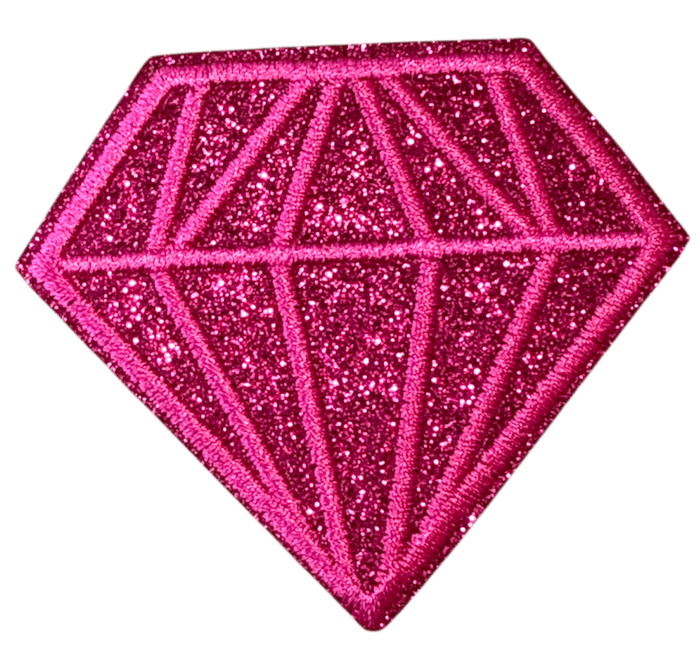 exclude-patch patch Pink Glitter Diamond