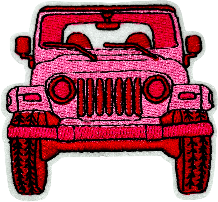 exclude-patch patch Pink Jeep Patch
