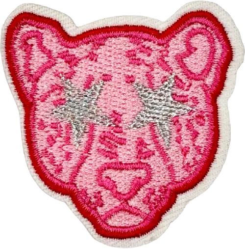 exclude-patch patch Pink Leopard Face