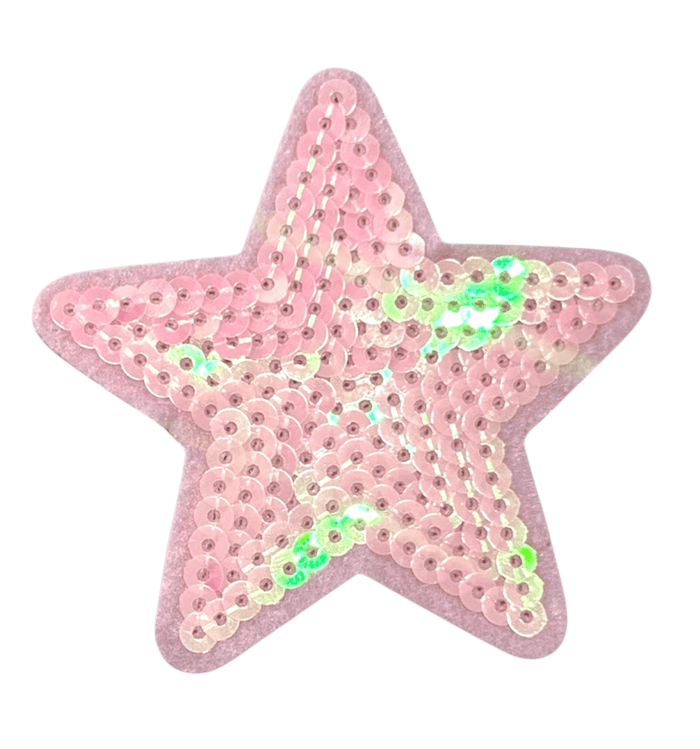 exclude-patch patch Pink Sequin Star