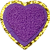 exclude-patch patch Purple Fluffy Heart