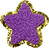exclude-patch patch Purple Fluffy Star