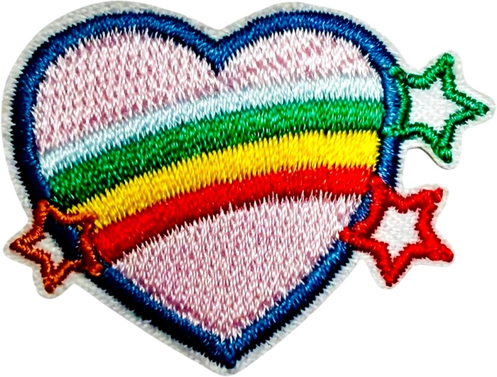 exclude-patch patch Rainbow Star Heart