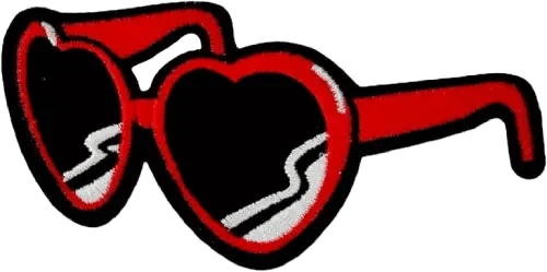 exclude-patch patch Red Glasses