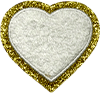 exclude-patch patch White Fluffy Heart