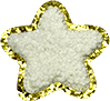 exclude-patch patch White Fluffy Star