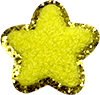 exclude-patch patch Yellow Fluffy Star