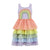 Pearl and Crystal Rainbow Tank Dress
