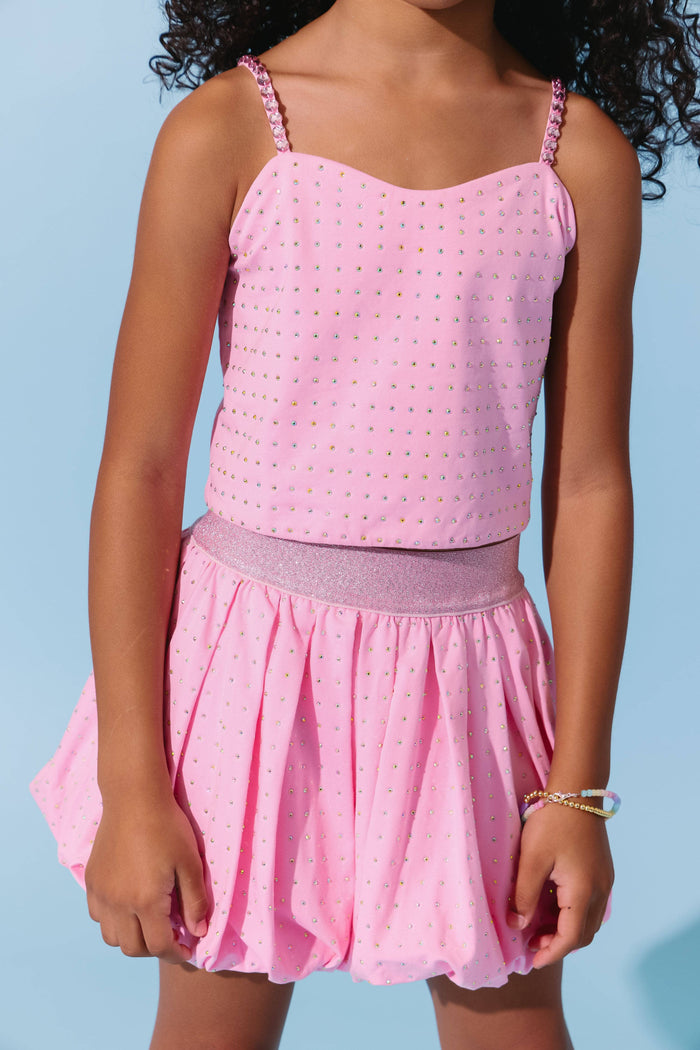 Lola + The Boys Pink Crystal Bubble Set