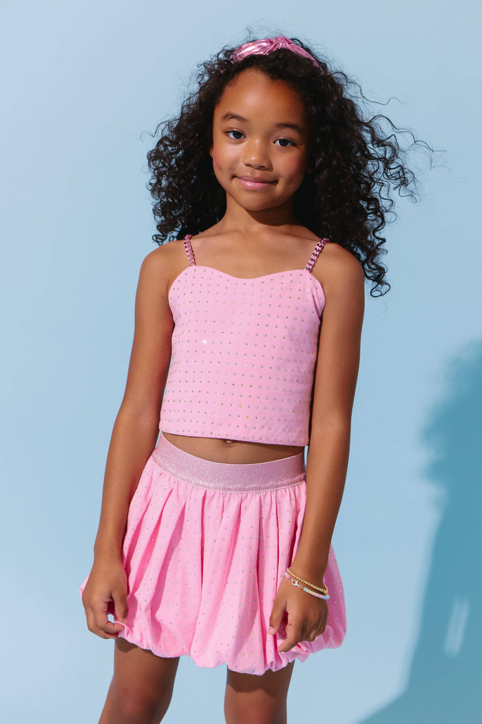 Lola + The Boys Pink Crystal Bubble Set