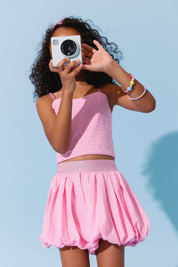 Lola + The Boys Pink Crystal Bubble Set