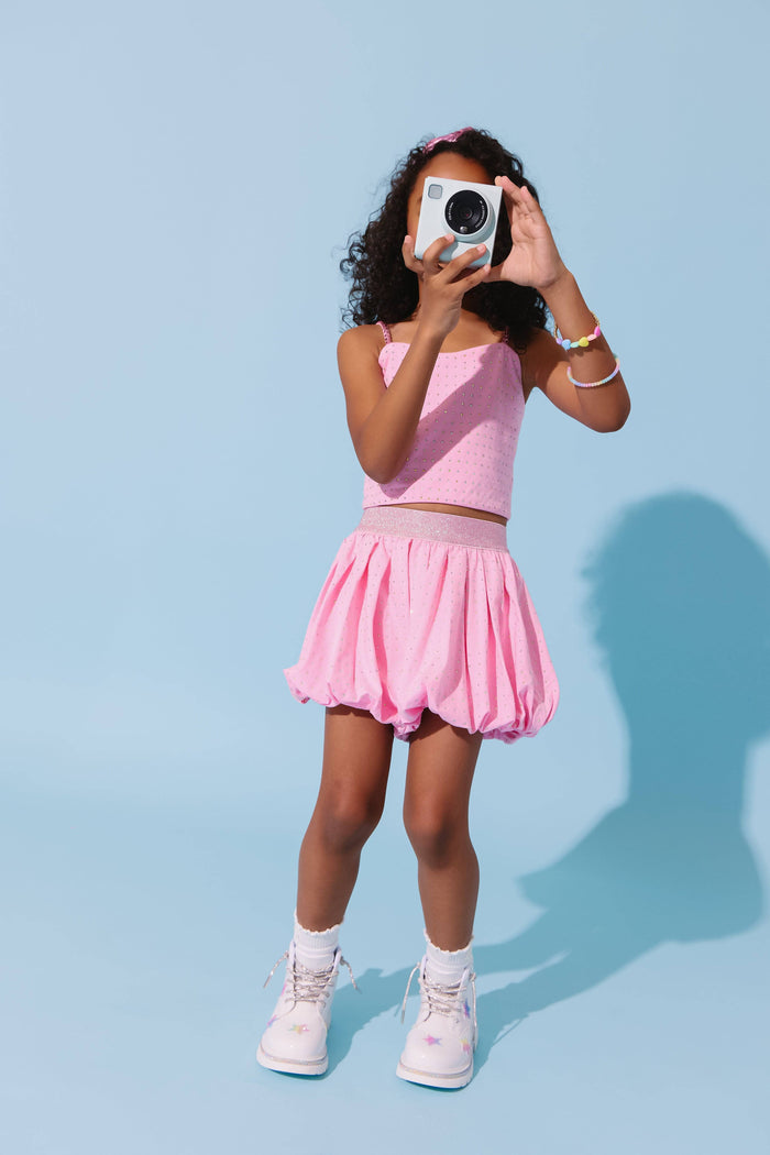 Lola + The Boys Pink Crystal Bubble Set