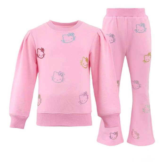 Lola + The Boys Pink Crystal Hello Kitty Set