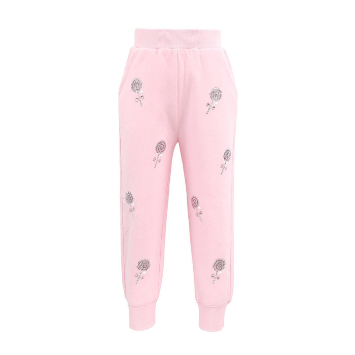 Lola + The Boys Pink Crystal Lollipops Set