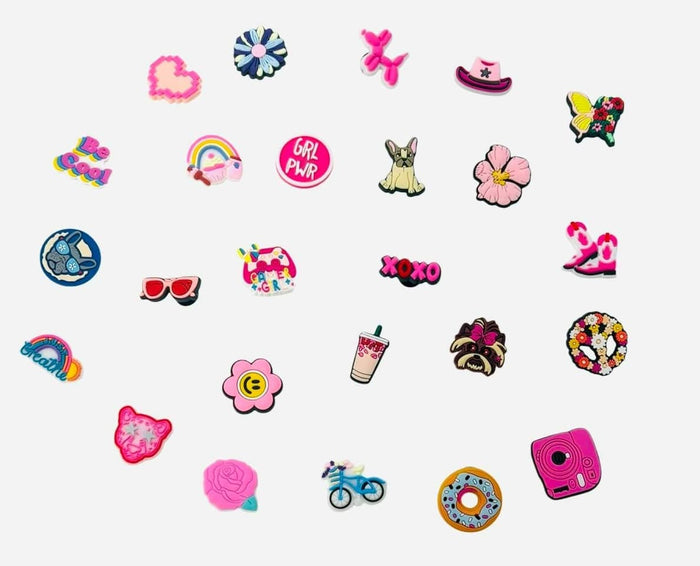 Lola + The Boys Pink Dream Shoe Charms Set