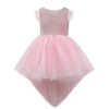 Lola + The Boys 6 Pink Feather Tulle Low Dress