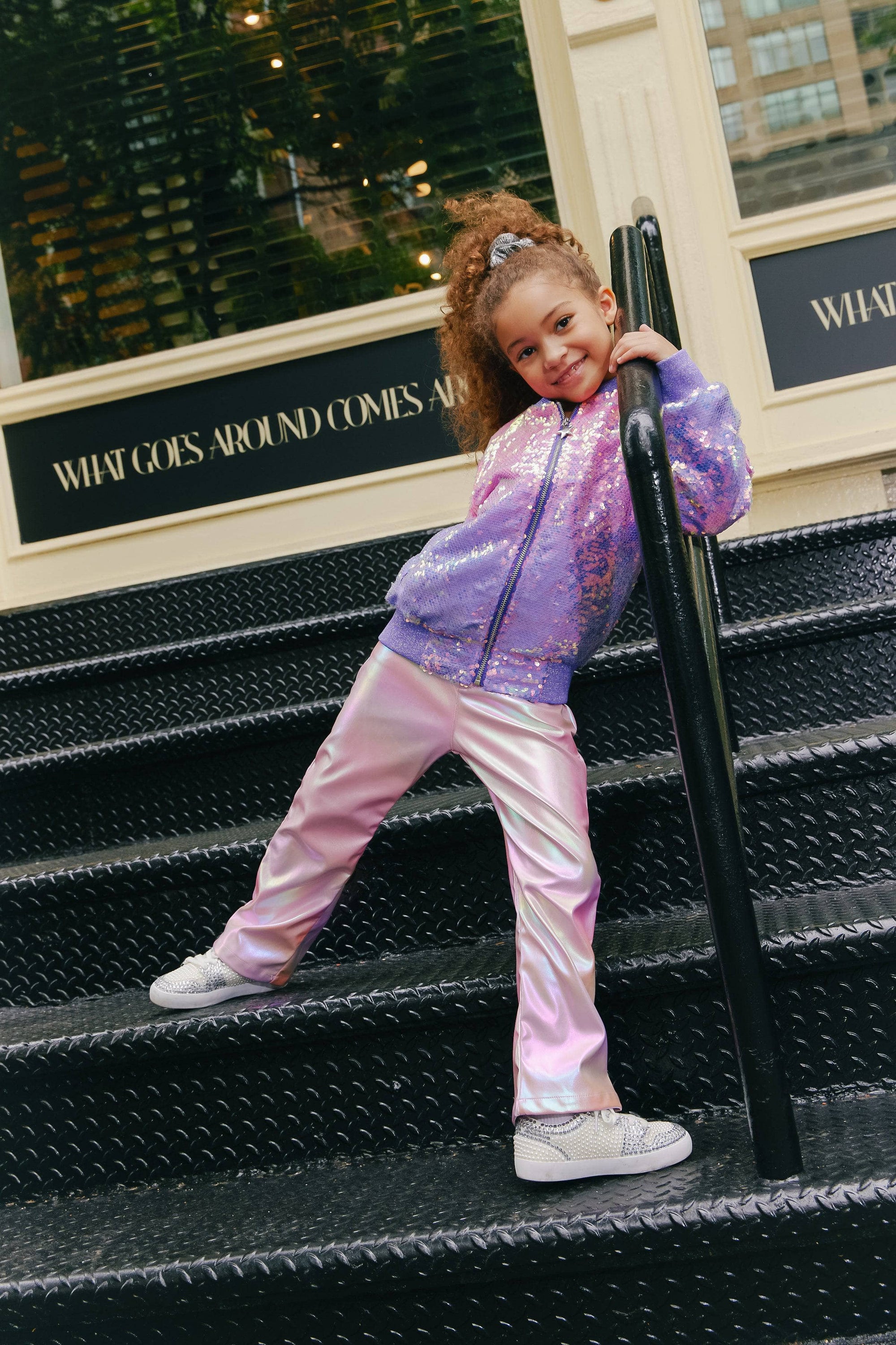 Baby Blue Holographic Leggings -  in 2023