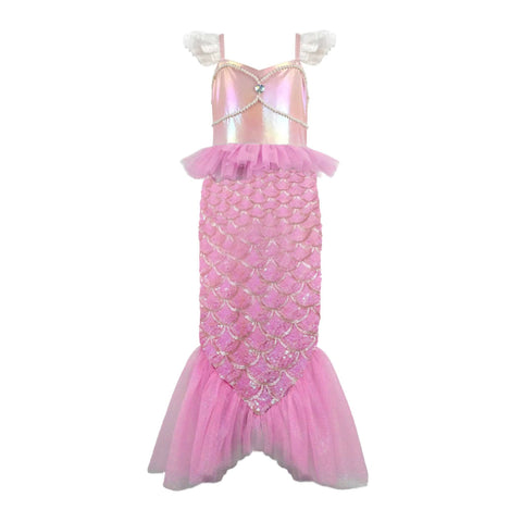 dress up mermaid Costume | Fun Halloween Adult Costume Dress | High Strength & Durable Material | Green Combining a comfy top Mermaid Costume Infant Bunting |