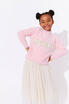 Lola + The Boys 2 Pink Merry Pearl Sweatshirt