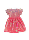 Lola + The Boys 8 Pink Sequin Dress
