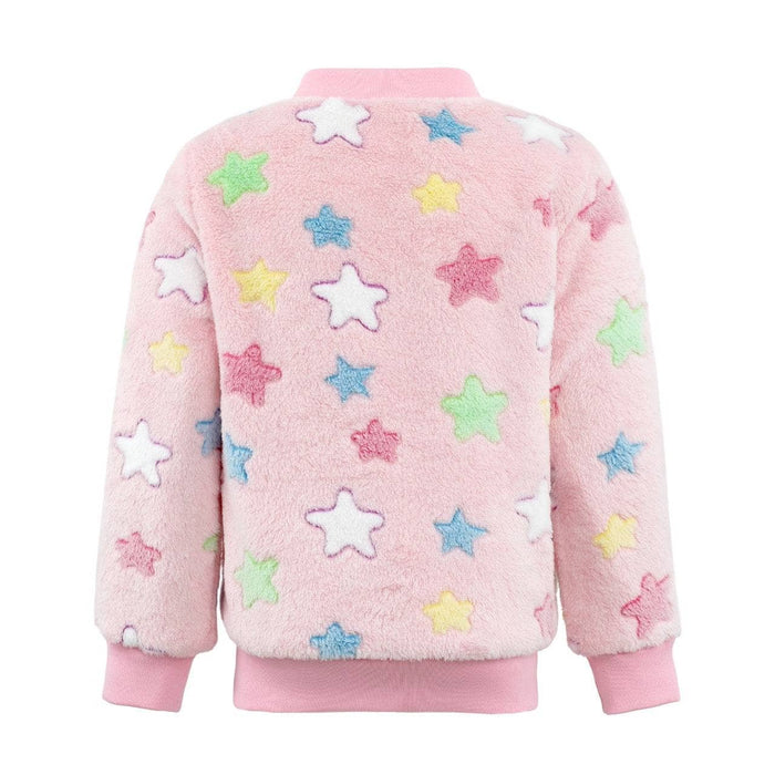 Lola + The Boys Pinky Fuzzy Reversible Bomber