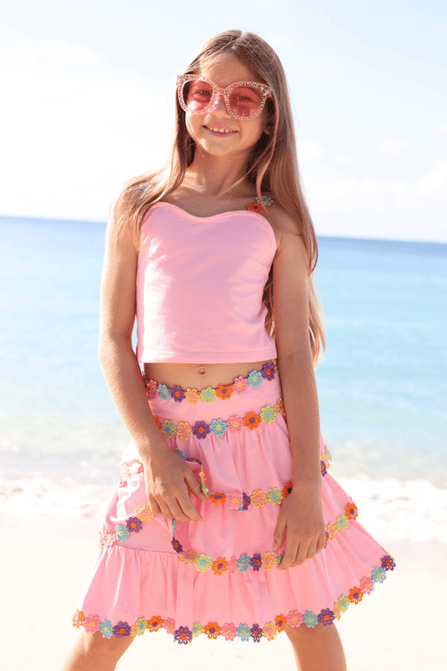 Lola + The Boys 2 Pinky Happy Floral Set