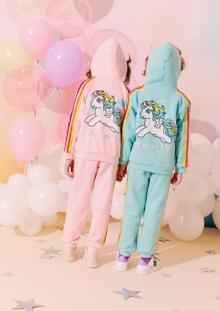 Lola + The Boys Pinky I'm So Fly Stripe Set