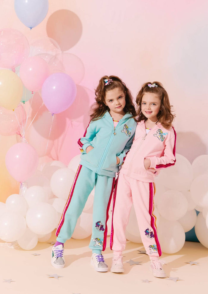 Lola + The Boys Pinky I'm So Fly Stripe Set