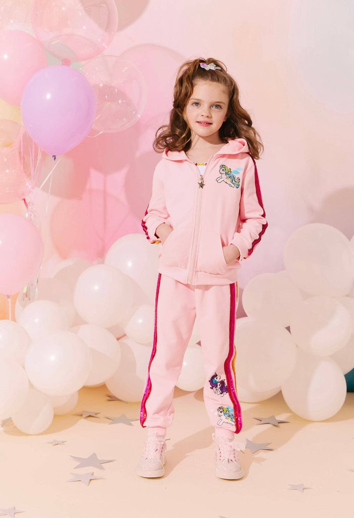 Lola + The Boys Pinky I'm So Fly Stripe Set