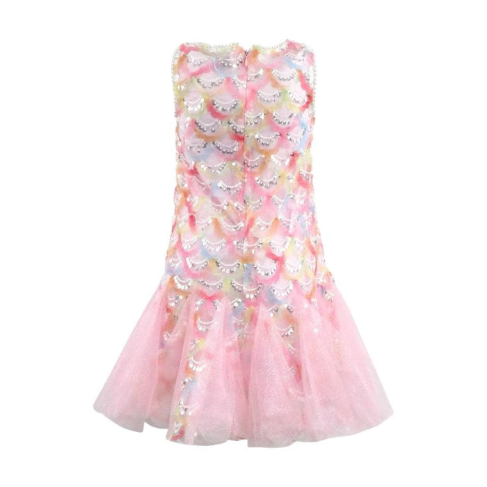 lola-new-arrival Pinky Mermaid Magic Tutu Dress