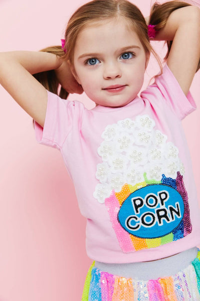 Lola + The Boys Popcorn and Pearls T-Shirt