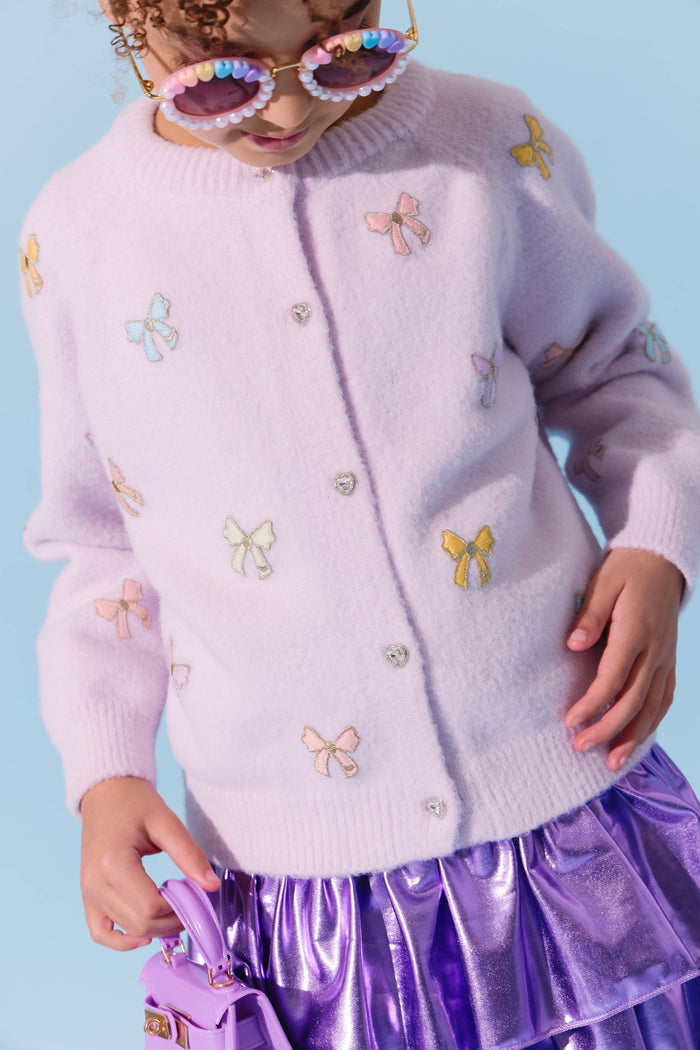 Lola + The Boys Pretty Bows Cardigan