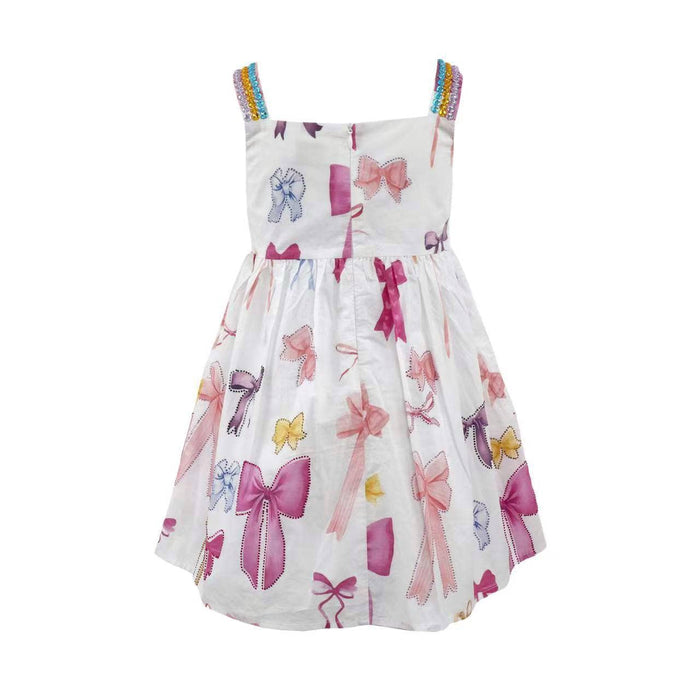 Lola + The Boys Pretty Bows Sparkle Dress