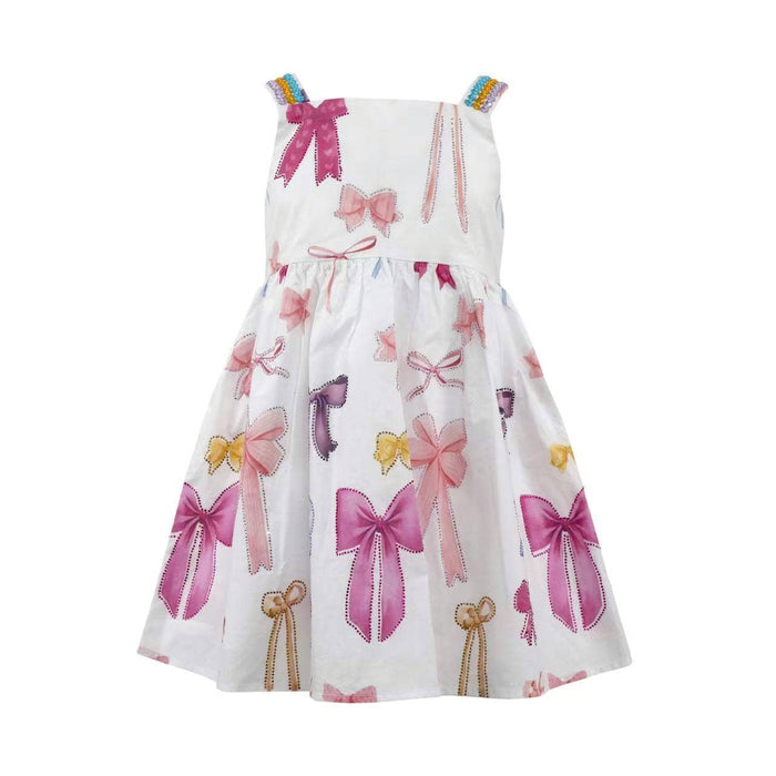 Lola + The Boys Pretty Bows Sparkle Dress